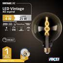 Foco led 4w Vintage Filamento XO spiral Dimeable Aksi-2
