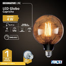 Foco Led 4w Vintage Globo Capricho Dimeable-2
