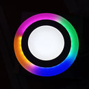 Luminario Redondo Sobreponer 6 + 3 w Blanco / RGB-2