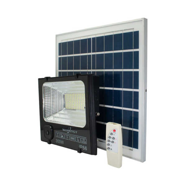 Reflector Led Solar 100 w con Camara Wi Fi Wanergy