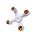Soquet Adaptador para 4 Focos Wanergy-1