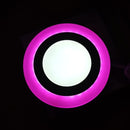 Luminario Redondo Sobreponer 6 + 3 w Blanco / Rosa-2