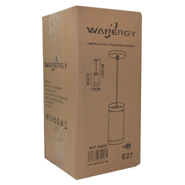 Candil Tubo Bco/Satin Wanergy - 0