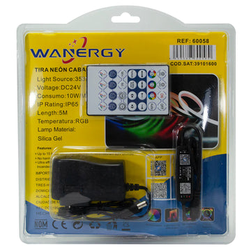 Tira Led Neon Caballo de Troya RGB 5 mts Wanergy - 0