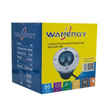 Empotrado Led 3w Sumergible RGB Wanergy