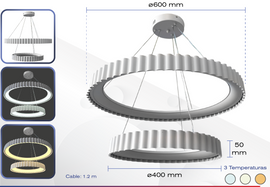 Candil Colgante Led Escandinava
