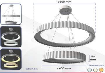 Candil Colgante Led Escandinava