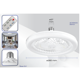 Foco Ventilador con Control Remoto 30w