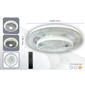 Ventilador 3 Temperaturas Diamante Wanergy