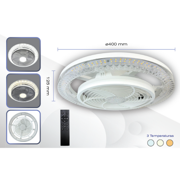 Ventilador 3 Temperaturas Diamante Wanergy