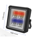 Fuente Solar Recargable con Reflector y Sirena - 3 Temperaturas-1