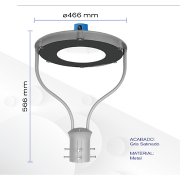 Suburbana Led Industrial c/Fotocelda 50w Wanergy