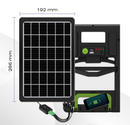 Generador Solar Recargable 15 w - Multiconexión-1
