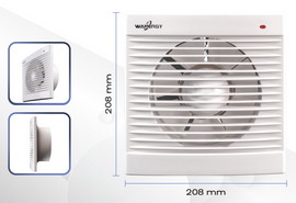 Extractor de Aire para Baño Grande Wanergy