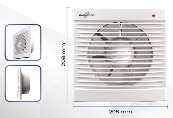 Extractor de Aire para Baño Grande Wanergy