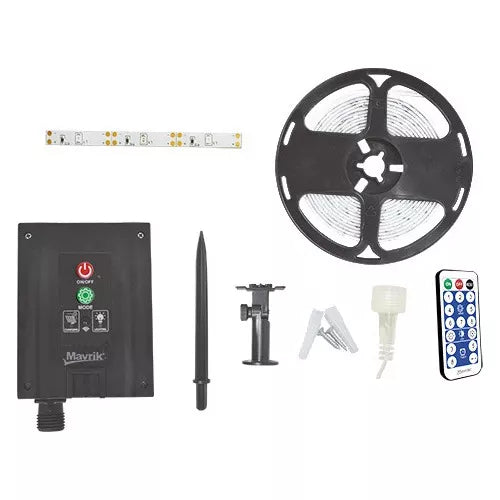 Tira Led RGB Con Panel Solar 5mts Mavrik