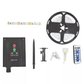 Tira Led RGB Con Panel Solar 5mts Mavrik