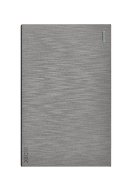 Placa 1 Apagador Sencillo Lucek Flat Plata