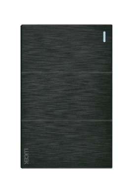 Placa 3 Apagadores Sencillos Lucek Flat Negra