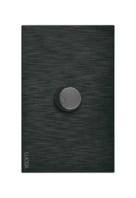 Placa Dimer Lucek Flat Negra