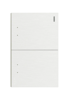 Placa 2 Apagadores Escalera Lucek Flat