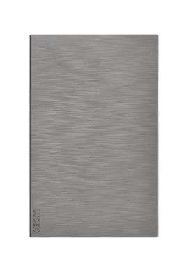 Placa Ciega Lucek Flat Plata