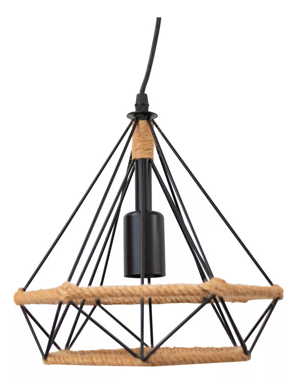 Candil Vintage Diamante/Soga Lumicrfat