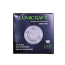 EMPOTRADO 1W DIRIGIBLE SATINADO LUZ BLANCA LUMICRAFT-1