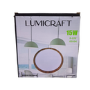 EMPOTRADO 15W AJUSTABLE CAOBA LUZ BLANCA LUMICRAFT-3