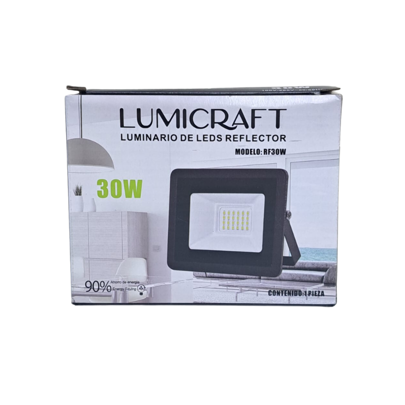 Reflector 30 w Led Luz Blanca Lumicraft - 0