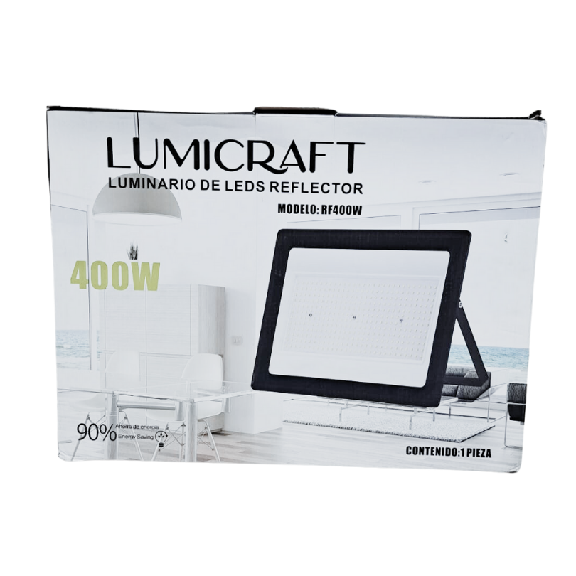 Reflector 400 w Led Luz Blanca Lumicraft