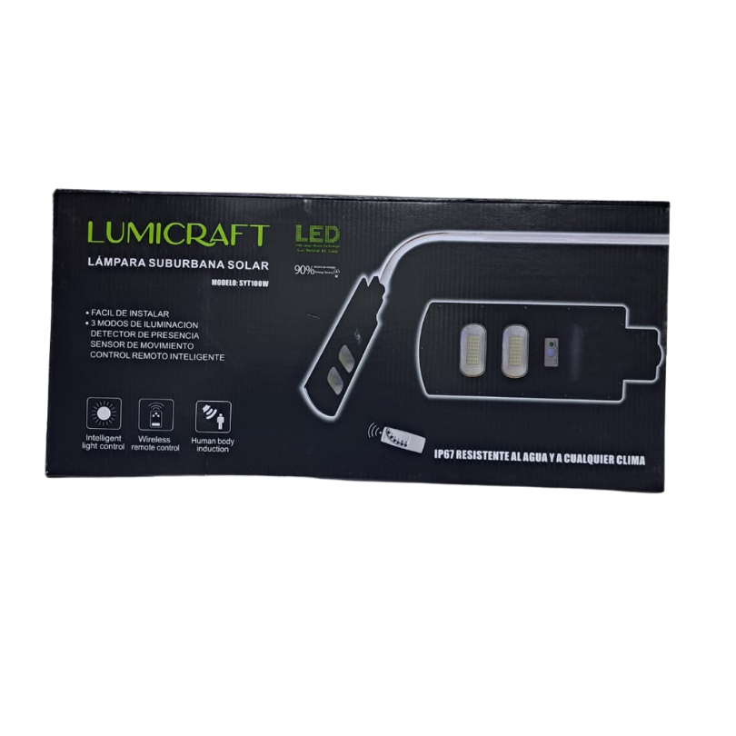 Lampara Suburbana 100 w Solar Lumicraft