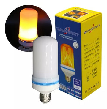 Foco Efecto Flama 9 w Led Wanergy