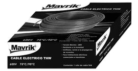 Cable Cal. 8 Negro 100 mts Mavrik
