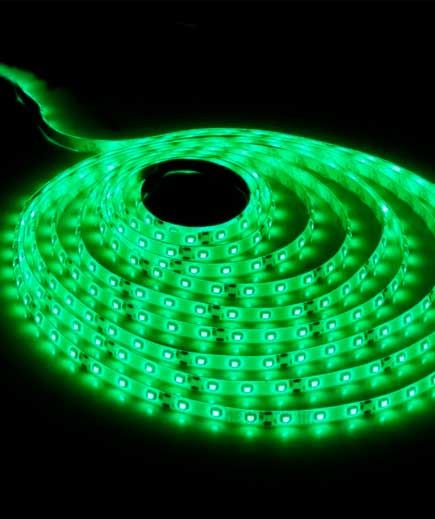 Tira Led 10m 120v Luz Verde