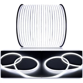 Tira Led Neon 360° Blanca 25 m Fokasu - 0