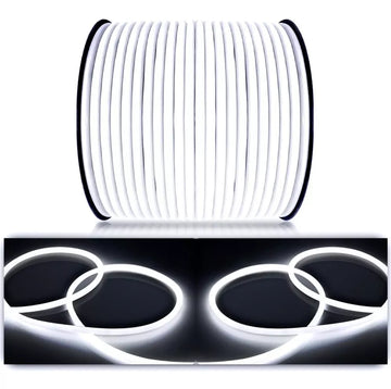 Tira Led Neon 360° Blanca 25 m Fokasu - 0