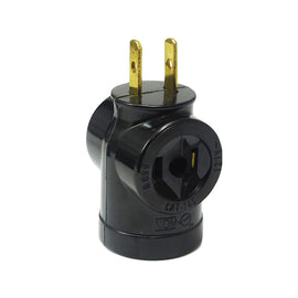 Soquet Ladrón con Clavija Negro