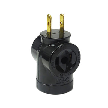 Soquet Ladrón con Clavija Negro