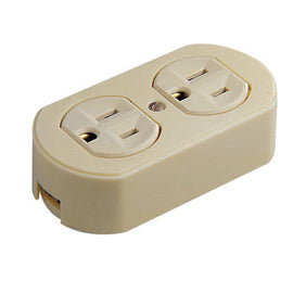 Contacto Duplex Marfil Visible Royer