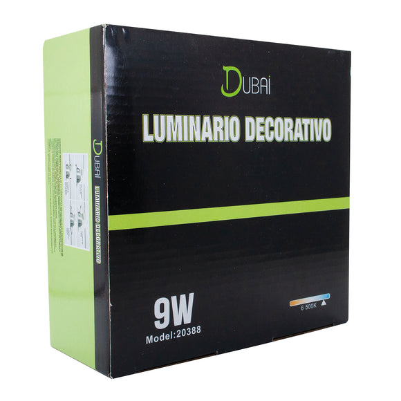 Empotrado 9W Redondo DUBAI