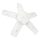 Foco 75w Tipo Ventilador  5 Aspas Tranparente GW-1