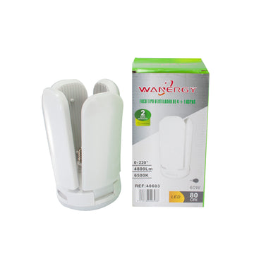 Foco 60w 4 Aspas tipo Ventilador - 0