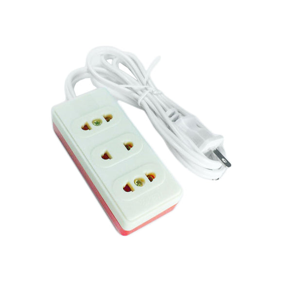 Multicontacto 3 Entradas 1 m