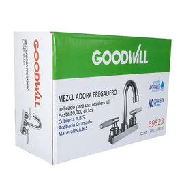 Mezcladora Lavabo Cuello alto