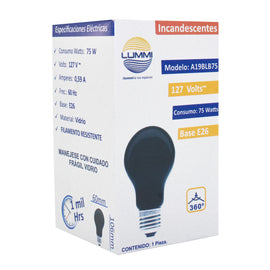 Foco 75w Luz Negra - 0