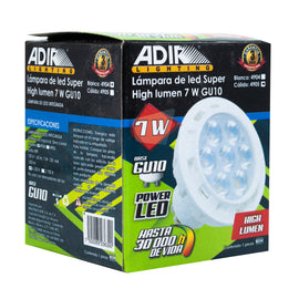 Foco 7 Led  GU10 Bco Calido - 0