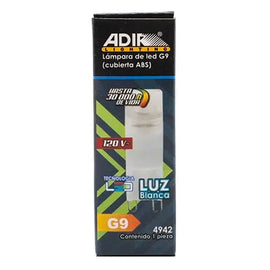 Foco G9 CUB.ABS Bco Frío