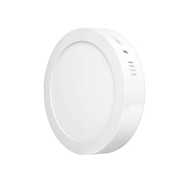 Luminario 12w Redondo Sobreponer Bco Calido