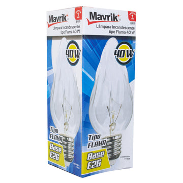 Foco 40w E26 T/Vela